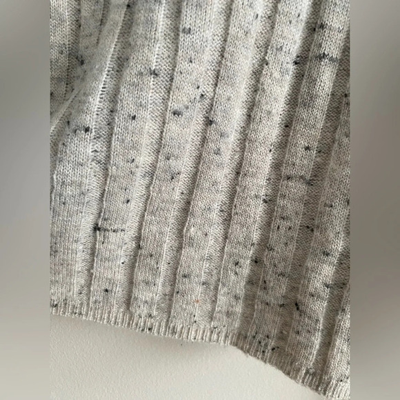MADEWELL Mockneck  Wool Blend Mockneck Speckled Ribbed Sweater Size XS - Picture 5 of 12